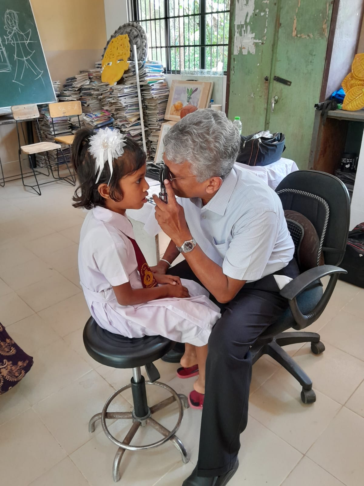 Eye screening in Dambula